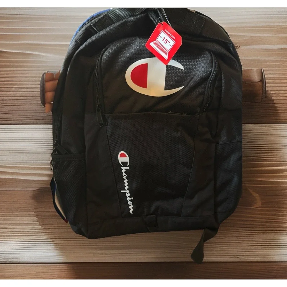 Champion Black Core Backpack NEW‎ WITH TAGS